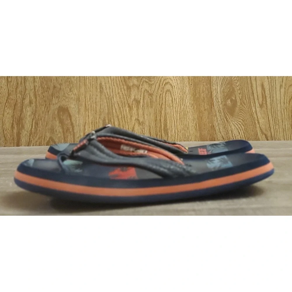 Reef Ahi‎ Thong Flip Flops Youth Size 13-1 Navy